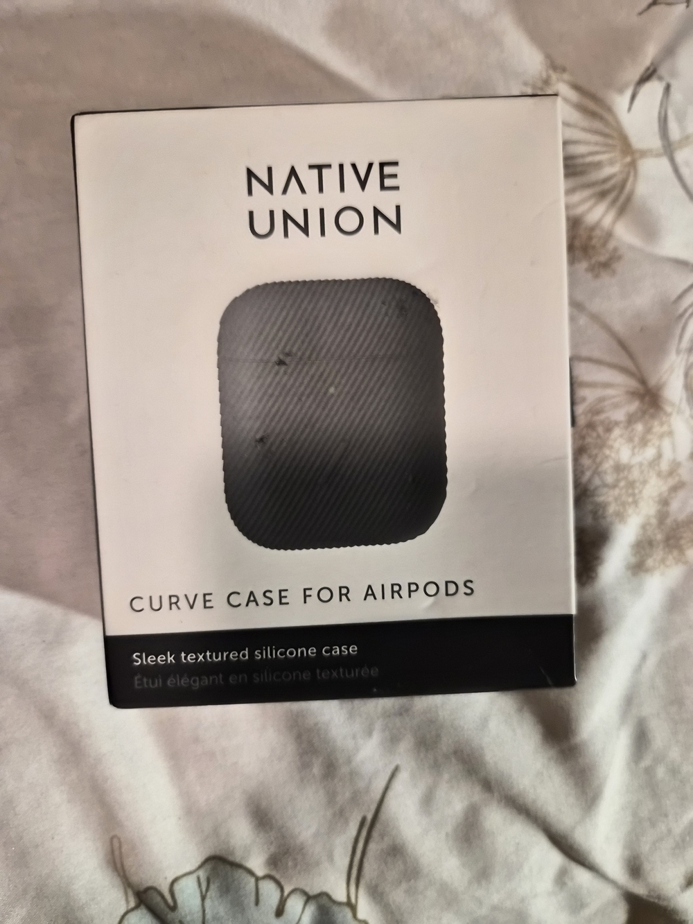Native Union Curve Case for Apple AirPods Black Silicone Protective Case New